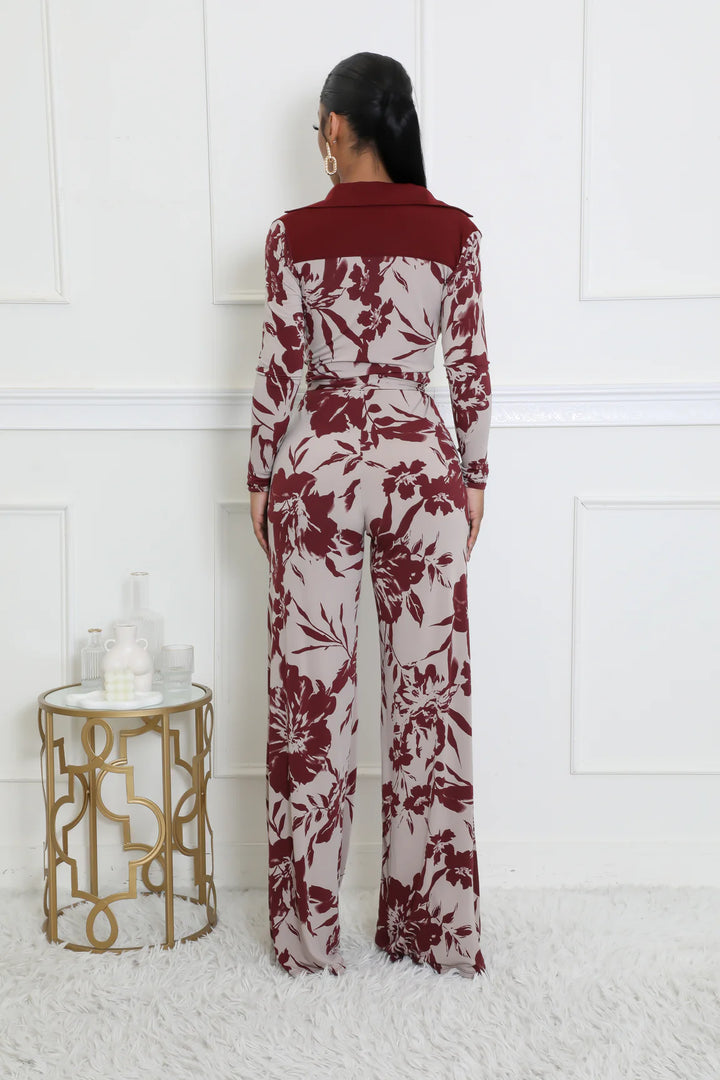 TASTE OF FALL JUMPSUIT (Burgundy)